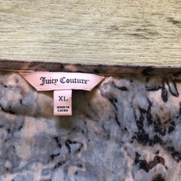 Juicy Couture Brown and Black Blouse - Picture 3 of 7